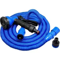 Famanu Gartenschlauch erweiterbar - Blau, 7,5 Meter