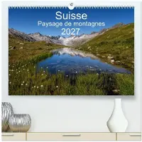 CALVENDO Schweiz – Berglandschaft 2027 (Hochwertiger Wandkalender 2027, Format DIN A2, Hochformat), Monatskalender