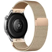 StarTech.com Milanese-Armband - Für Huawei Watch GT6 Pro 46 mm - Edelstahl - Magnetverschluss - Roségold