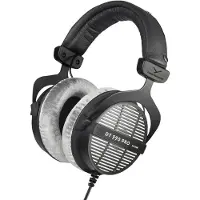 Beyerdynamic DT 990 PRO einseitiger, kabelgebundener On-Ear-Studio-Kopfhörer für Mixing, Mastering und Editing, 80 Ohm. Handgefertigt in Deutschland