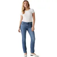 Levi's Damen Jeanshose Classic Mid Rise, Straight Fit, Lapis Speed, W32/L32