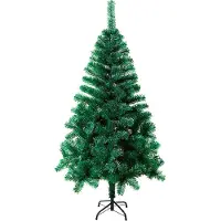 TolleTour Künstlicher Weihnachtsbaum künstlicher Tannenbaum inkl. Baumständer Metall Grün 210cm