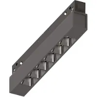 Ideal Lux Lineares LED-System EGO, 7 Watt, warmweißes Licht (3000K), schwarze Ausführung,