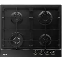 Teka Gsc 64320 Rbc At Ob E4 60 Cm Gasglasplatte 4 Brennern Schwarz Schwarz One Size