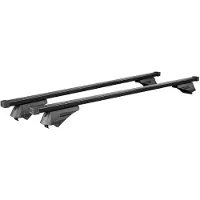 Menabo Elefant | Dachträger Volkswagen - Polo V (6R) Cross 2009-2014 - Stahl - Länge 120 cm - Tragkraft 75 kg - 2er-Pack