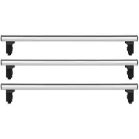 Menabo Professional Airdyn | Dachträger Iveco - Daily VI 4100 (17,5m3) 2014+ - Aluminium - Länge 165 cm - Tragkraft 150 kg - 3er-Pack