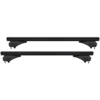 Menabo Sonic Black | Dachträger Kia - Sportage (QL) 2016+ - Aluminium - Länge 120 cm - Tragkraft 75 kg - 2er-Pack