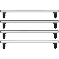 Menabo Professional Airdyn | Dachträger Toyota - Proace Verso 2016+ - Aluminium - Länge 145 cm - Tragkraft 150 kg - 4er-Pack
