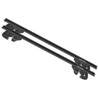 Menabo Sherman Black | Dachträger Mazda - Proceed Levante (ET/TA) 1988-1998 - Aluminium - Länge 120 cm - Tragkraft 90 kg - 2er-Pack