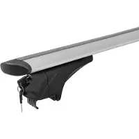 Menabo Sonic Silver | Dachträger Hyundai - i30 (PD) Wagon 2016+ - Aluminium - Länge 120 cm - Tragkraft 75 kg - 2er-Pack