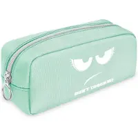 Sonstiges Federmäppchen große Kapazität Stiftetasche Schlamperbox Schulmäppchen Don't Touch Grün