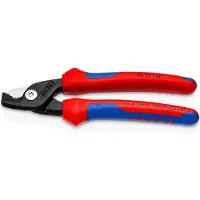 Knipex StepCut, Netzkabelschneider, Schwarz, Blau, Rot, 1,5 cm, 50 mm², 160 mm, 240 g