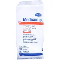 Medicomp Vlieskomp.unsteril 5x5 cm 4fach 100 St Kompressen