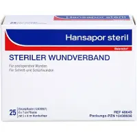Beiersdorf Hansapor steril Wundverband (25 Stck.) - 6 x 7 cm 25 St