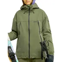 Roxy Snowboardjacke "20K Ice Bounded", Damen, Gr. S, grün (beetle), Obermaterial: 100% Polyester., Jacken Snowboardjacke