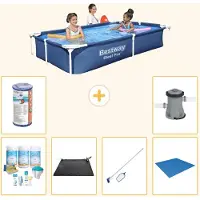 Bestway Steel Pro Rechteckig - 221x150x43 cm - 7-teilig S22061
