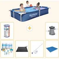 Bestway Steel Pro Rechteckig - 221x150x43 cm - 7-teilig S22061