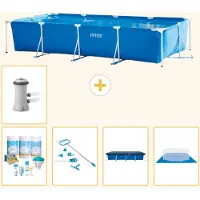 Intex Rechteckiger Frame Pool - 450x220x84 cm - 6-teilig S21133
