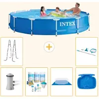 Intex Frame Pool Rund - 366x76 cm - 7-teilig S21031
