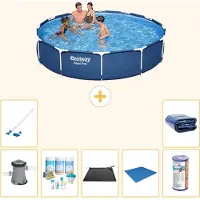 Bestway Steel Pro Rund - 366x76 cm - 8-teilig S21601