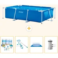 Intex Rechteckiger Frame Pool - 300x200x75 cm - 5-teilig S20838