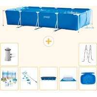 Intex Rechteckiger Frame Pool - 450x220x84 cm - 8-teilig S20070