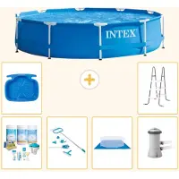 Intex Frame Pool Rund - 366x76 cm - 7-teilig S21012
