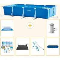 Intex Rechteckiger Frame Pool - 450x220x84 cm - 7-teilig S20062