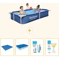 Bestway Steel Pro Rechteckig - 221x150x43 cm - 5-teilig S22703