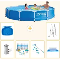 Intex Frame Pool Rund - 366x76 cm - 7-teilig S21032