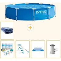 Intex Frame Pool Rund - 366x76 cm - 6-teilig S20442