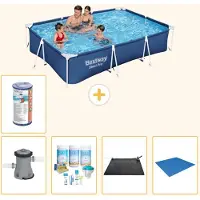 Bestway Steel Pro Rechteckig - 300x201x66 cm - 6-teilig S22087