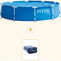 Intex Frame Pool Rund - 366x76 cm - 2-teilig S21331