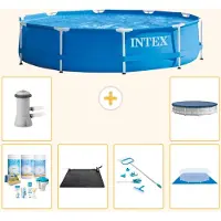 Intex Frame Pool Rund - 366x76 cm - 7-teilig S20428