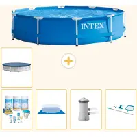 Intex Frame Pool Rund - 366x76 cm - 6-teilig S20431