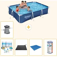 Bestway Steel Pro Rechteckig - 300x201x66 cm - 6-teilig S22079
