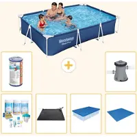 Bestway Steel Pro Rechteckig - 300x201x66 cm - 7-teilig S22245