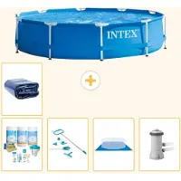 Intex Frame Pool Rund - 366x76 cm - 6-teilig S20442