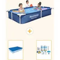 Bestway Steel Pro Rechteckig - 221x150x43 cm - 3-teilig S22701