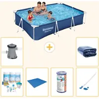 Bestway Steel Pro Rechteckig - 300x201x66 cm - 7-teilig S22254