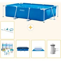 Intex Rechteckiger Frame Pool - 300x200x75 cm - 6-teilig S21123