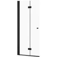 Schöner Wohnen KOLLEKTION Walk-In Duschabtrennung »Gretia«, BxH: 100 x 200 cm, Walk In DFT links, ESG Klar, Mattschwarz