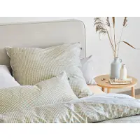 Irisette Mako Satin Bettwäsche 2 teilig Bettbezug 135 x 200 cm Kopfkissenbezug 80 x 80 cm Eco-K 8191-90 multi