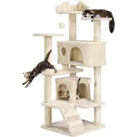 Famanu Katzenturm mit mehreren Ebenen für kleine und mittelgroße Katzen
