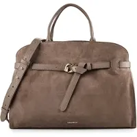 Coccinelle Handtasche TLB Coccinellesabine Suede Bi E1 TLB 18 01 01 Dunkelbeige