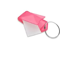 Combicraft Aufklappbare Schlüsseletiketten in Rot 60x27 mm- Packung mit 100 Stück