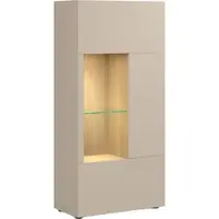 Wk Wohnen Vitrine mit Beleuchtung VIVA - B/H/T ca. 70.00x145.80x35.00