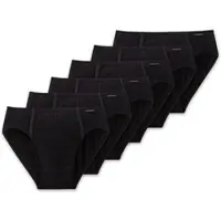 Schiesser Herren Supermini 6er Pack, 6 Slips im Vorteilspack, S,M,L,XL,XXL Schwarz / 8 (XX-Large)