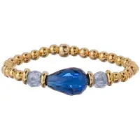 Alisia - Gold-plated ball ring with zircons and crystal AL5227.01.000.D - Circuit: 53 mm