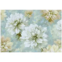 WALLARENA Fototapete Blumen in Blau | Gr.: 250 x 175 cm